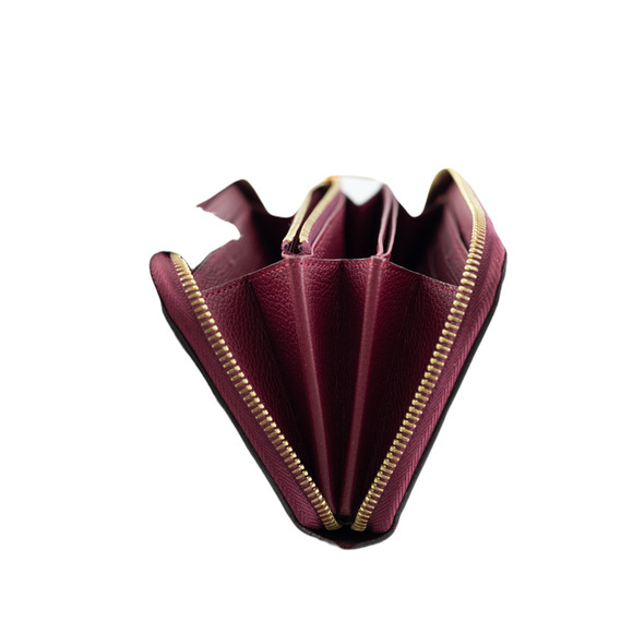 LOUIS VUITTON Zippy Wallet Monogram Empreinte Leather Bordeaux SP4136 - Picture 8 of 9